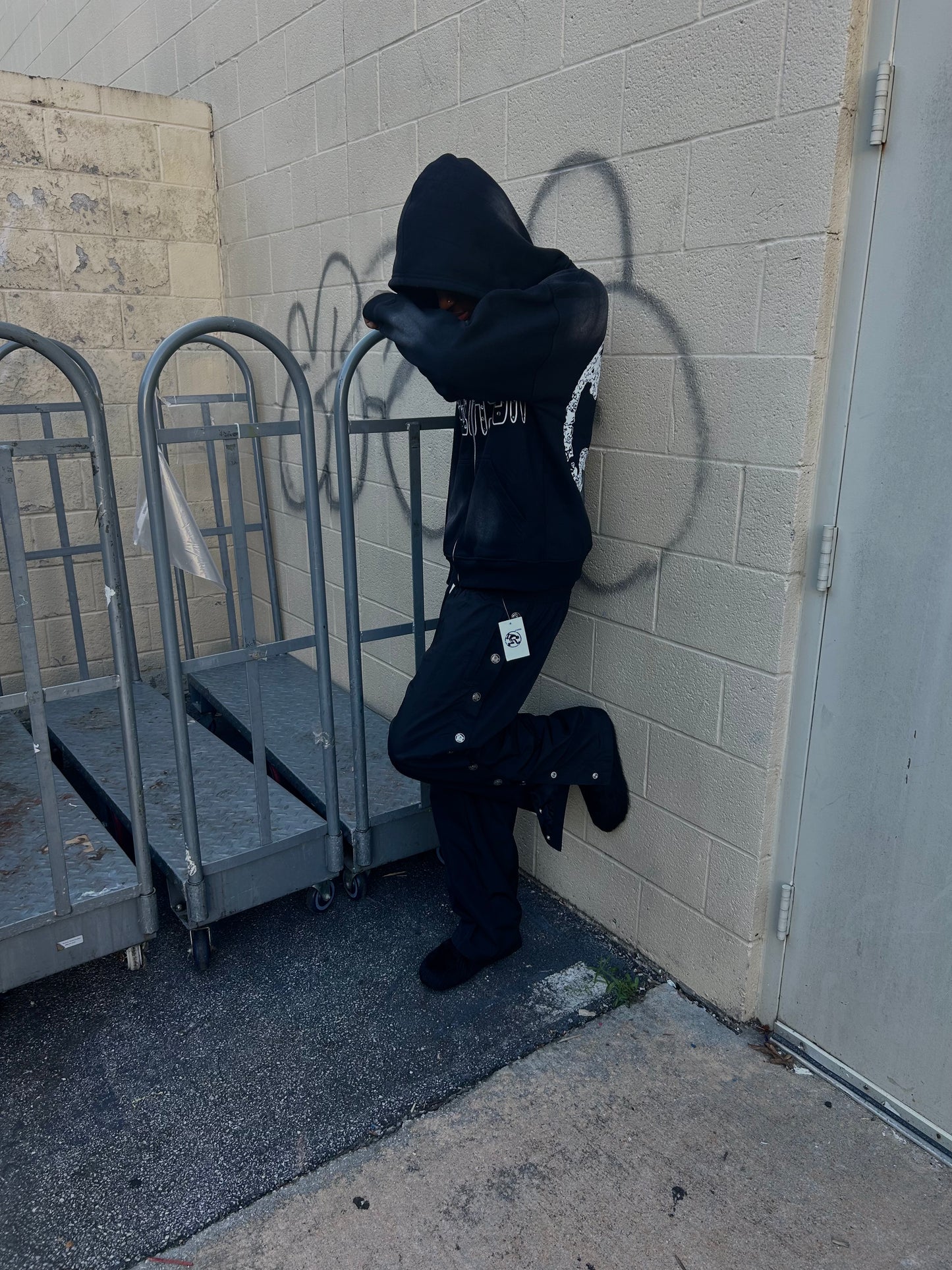 Designer Logo Windbreaker Sweats