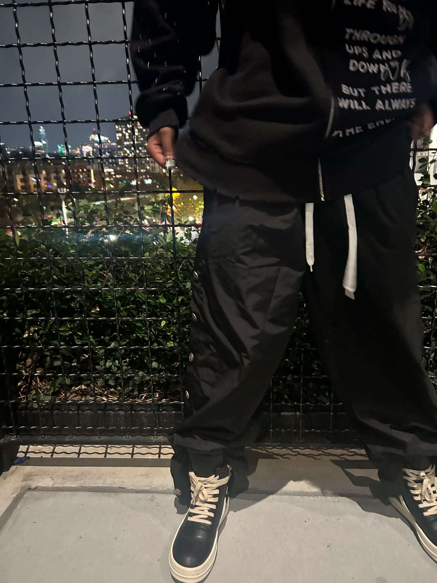 Designer Logo Windbreaker Sweats