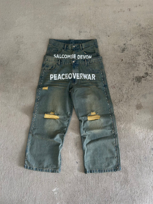 Salcombe Devon Double Waisted Jeans
