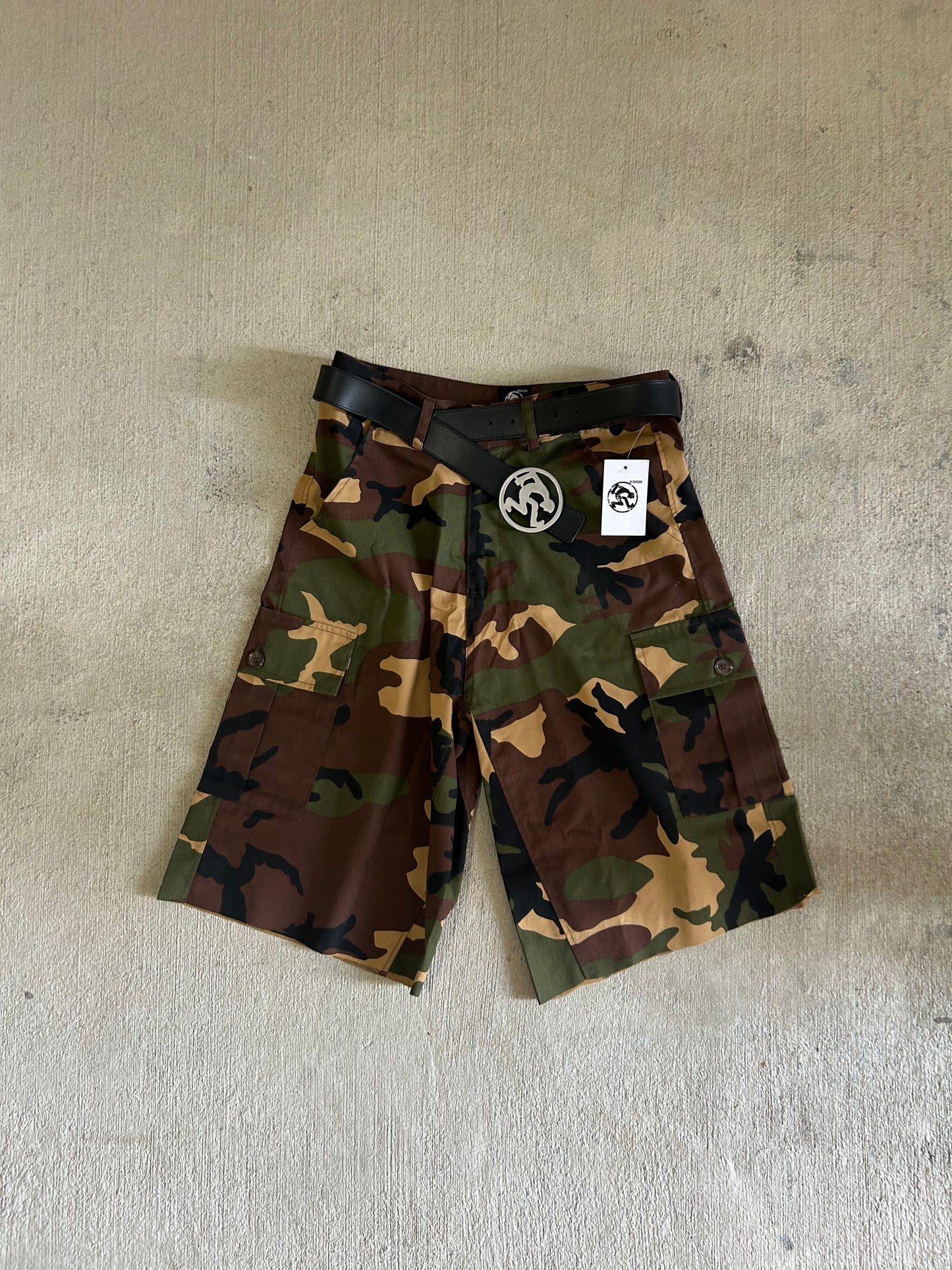Camo Cargo Jorts