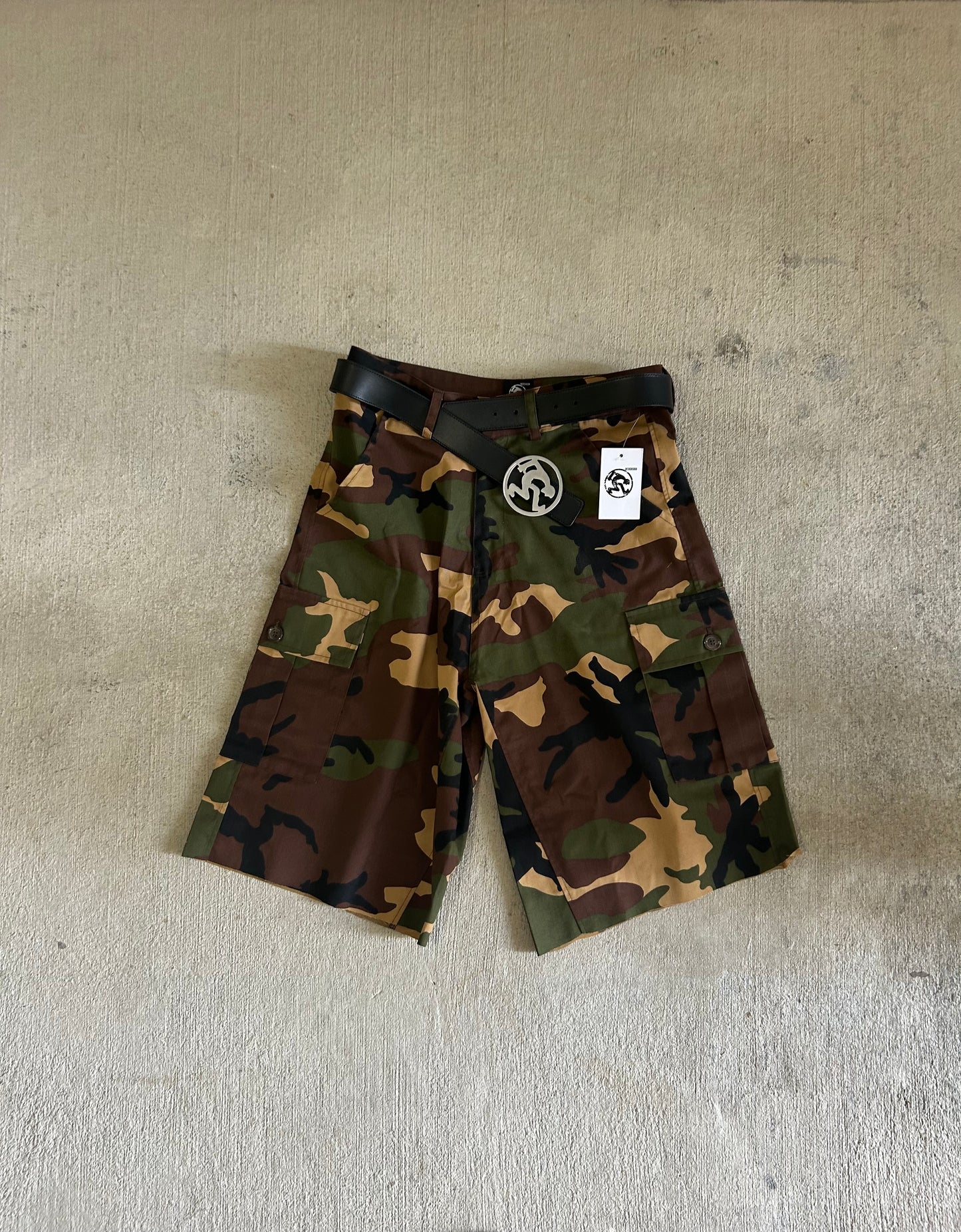 Camo Cargo Jorts